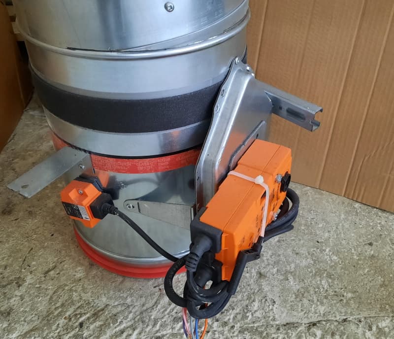 Protupožarne zaklopke- okrugle